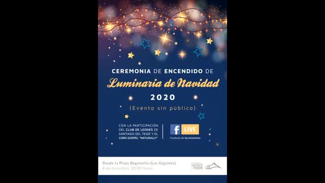 Ceremonia encendido Luminaria de Navidad 2020